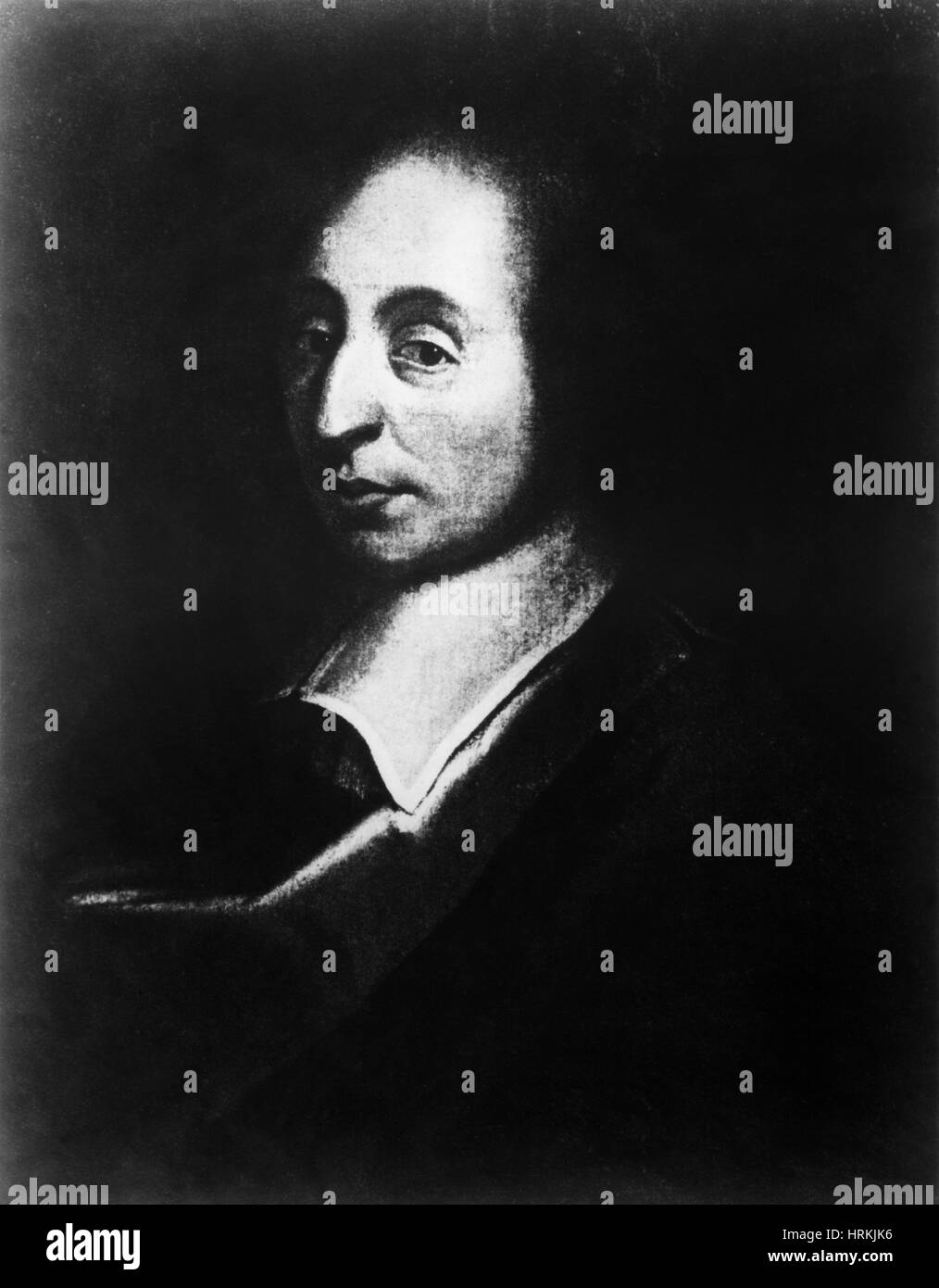 Blaise Pascal, French Polymath Stock Photo