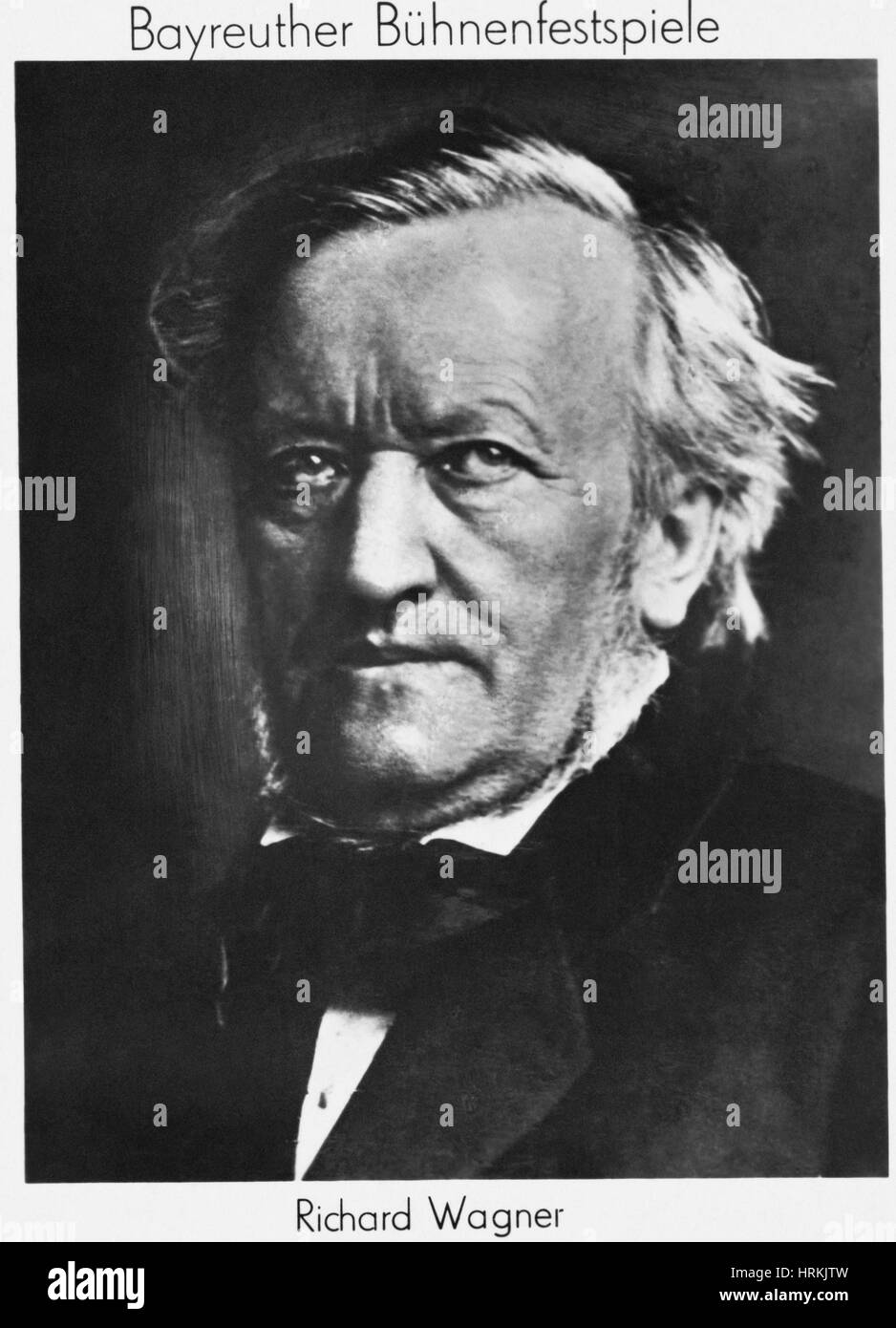 Wilhelm Richard Wagner, German Composer Stock Photo