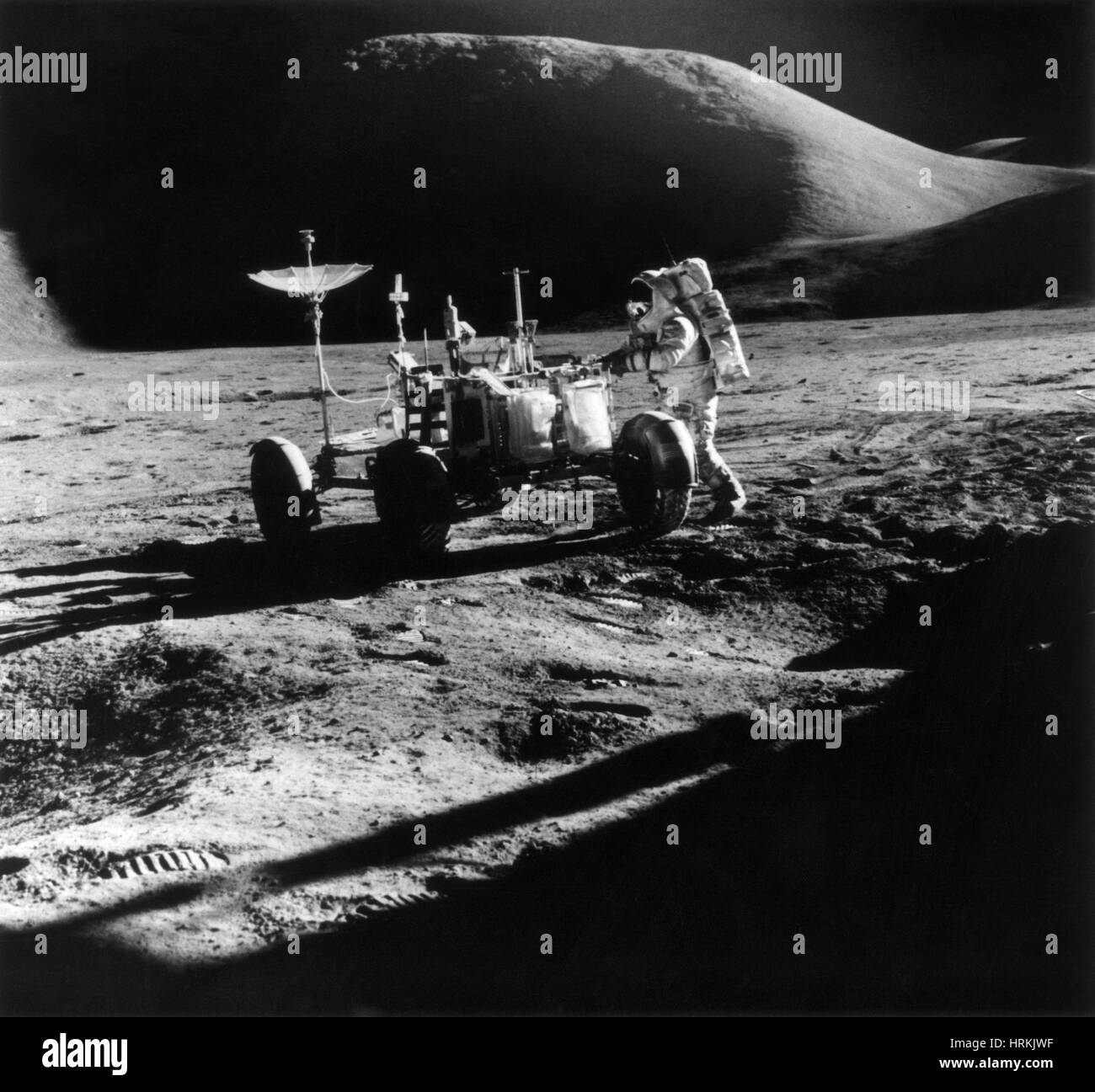 Apollo 15 Lunar Rover Stock Photo