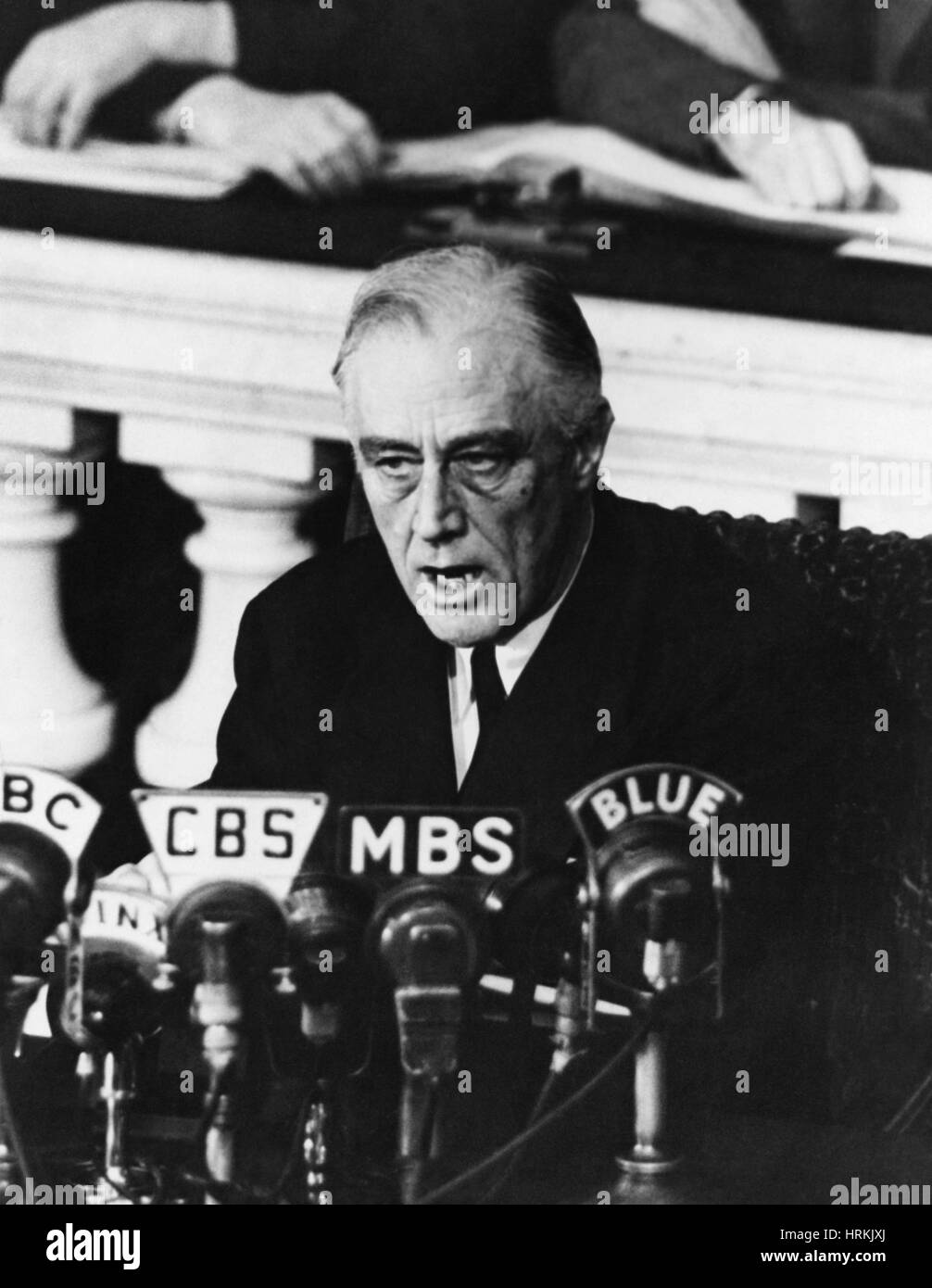 Franklin D. Roosevelt, 32nd U.S. President Stock Photo