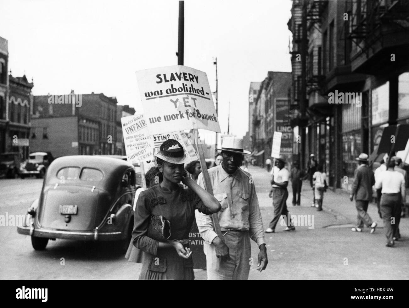 Picket Line Stock Photo Alamy