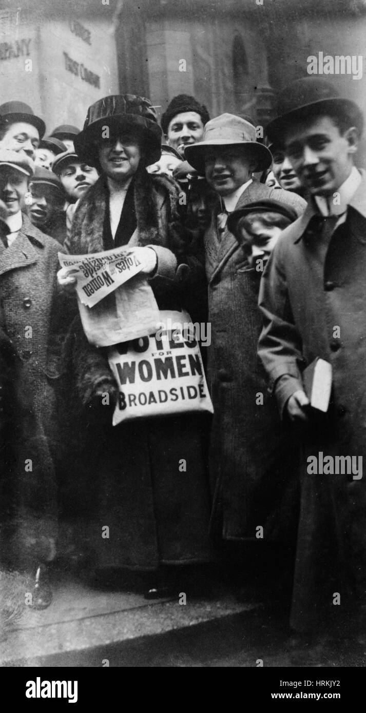 Suffrage Broadsides, 1911 Stock Photo