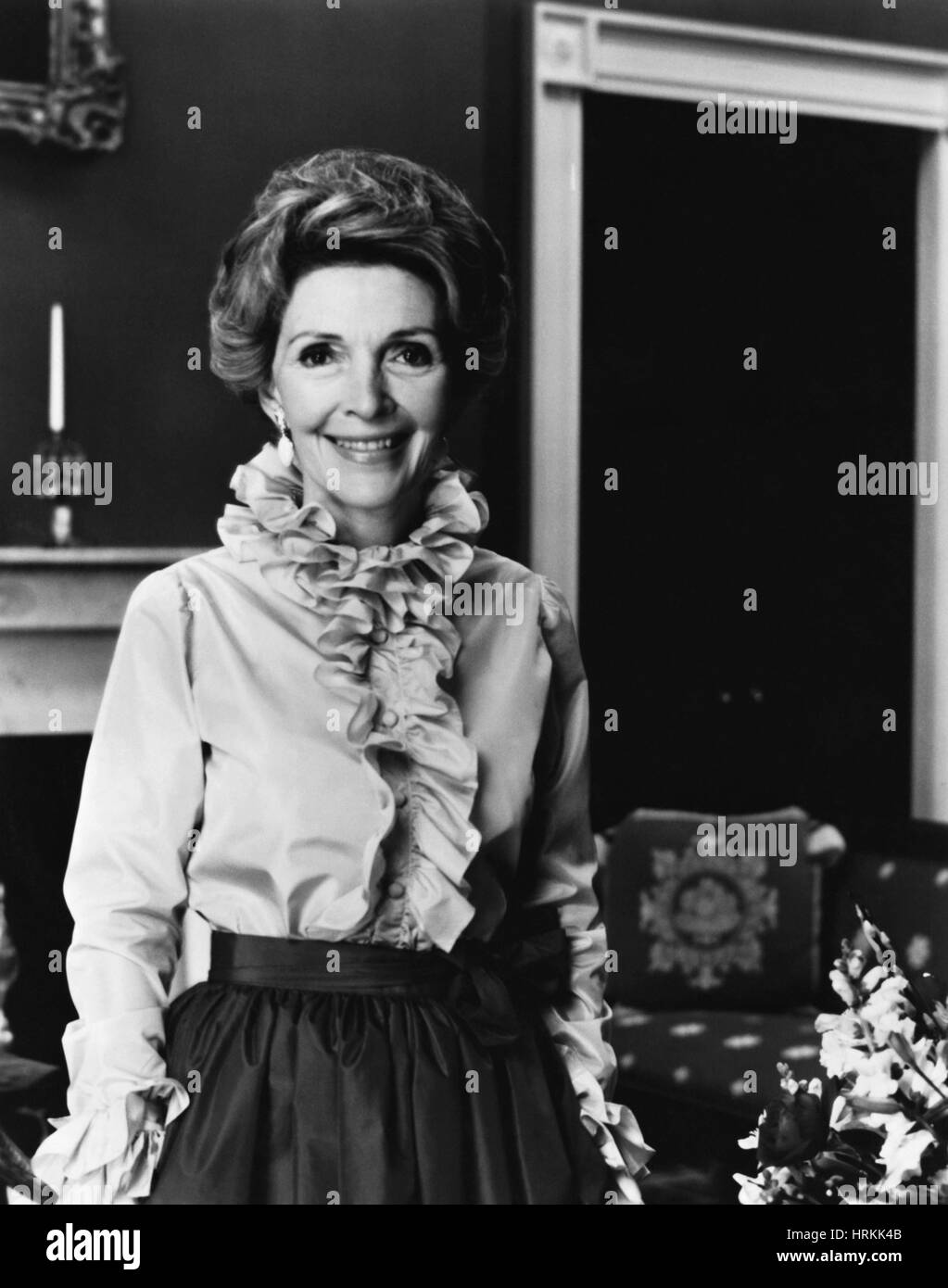 Nancy Reagan, First Lady Stock Photo