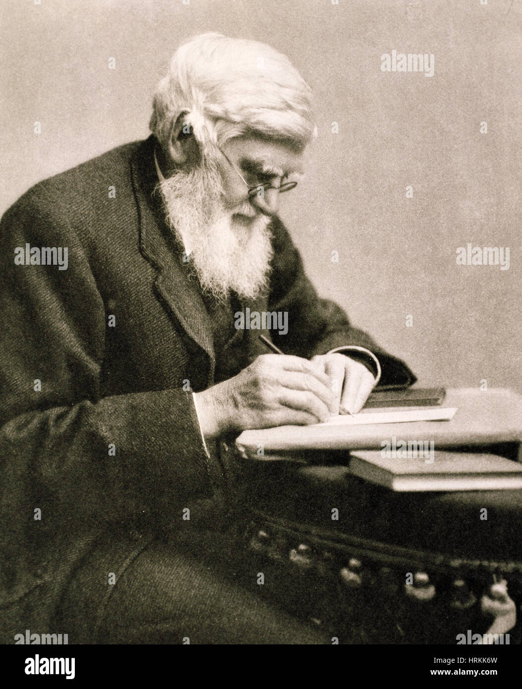 Alfred Russel Wallace, Welsh Naturalist Stock Photo