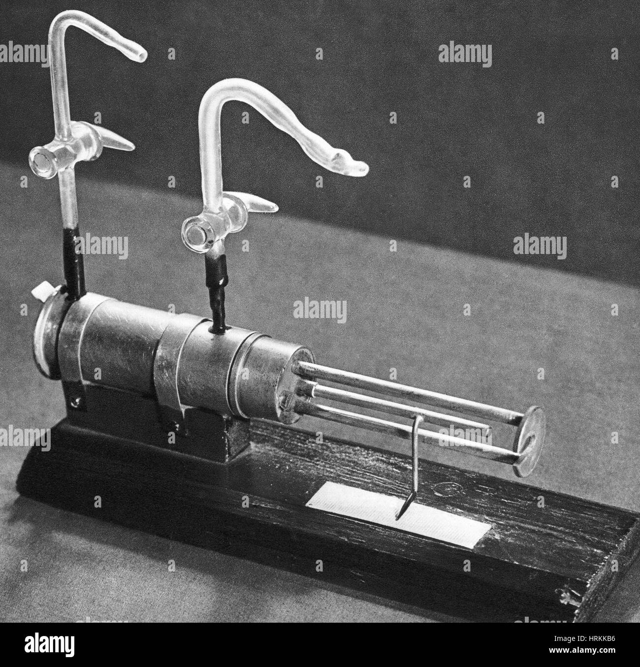 Rutherford's Apparatus, Artificial Transmutation Stock Photo