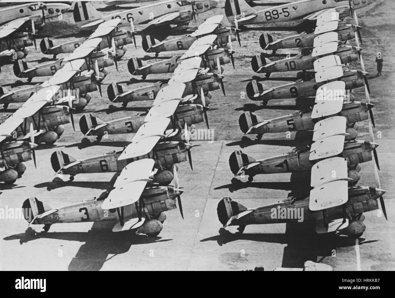 Italian fighter planes Stock Photo