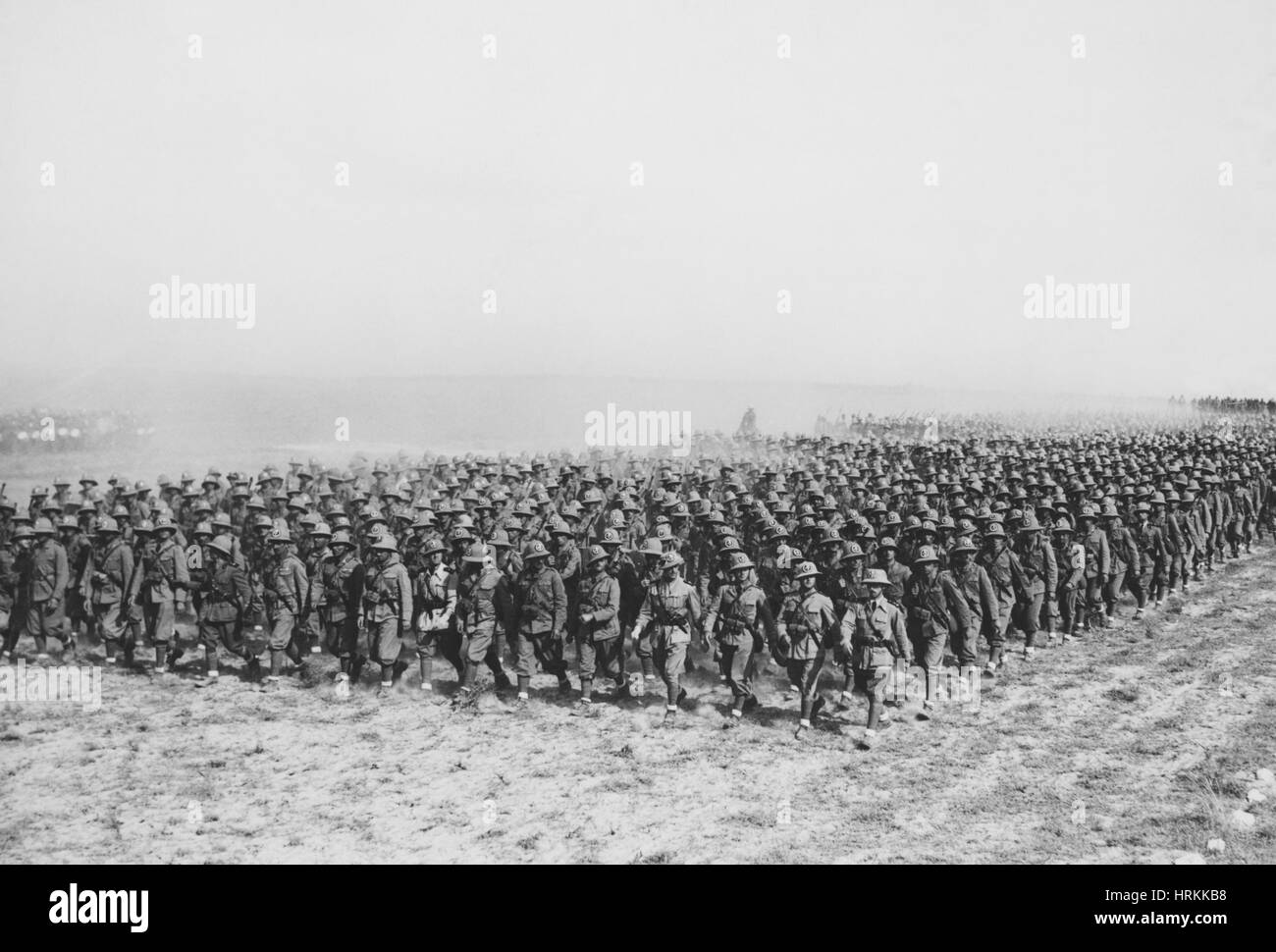 Italian Colonial troops Stock Photo
