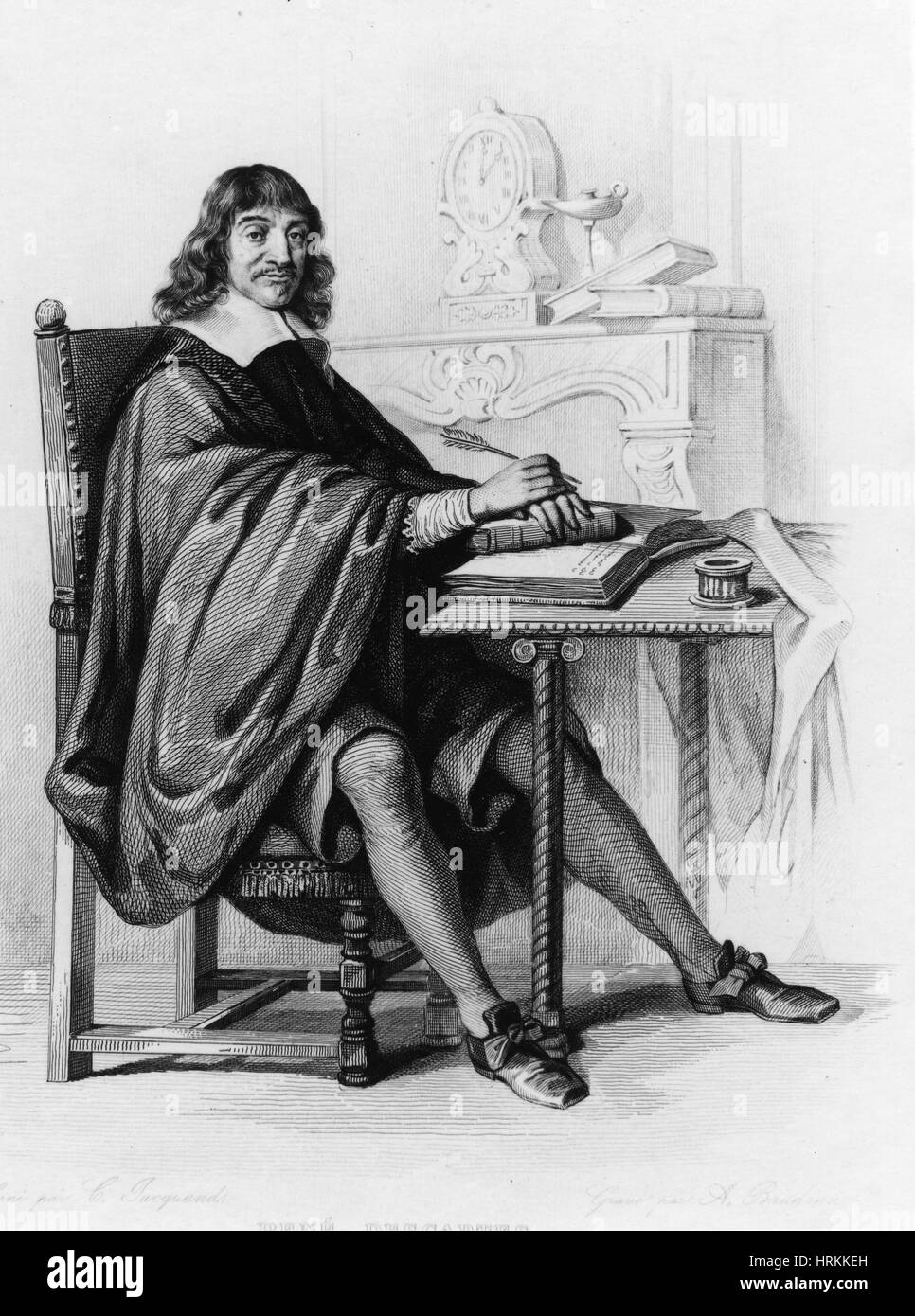 RenÌ© Descartes, French Polymath Stock Photo - Alamy