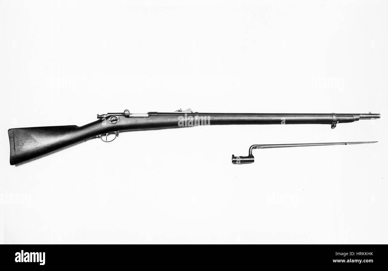 Winchester Hotchkiss Rifle Stock Photo