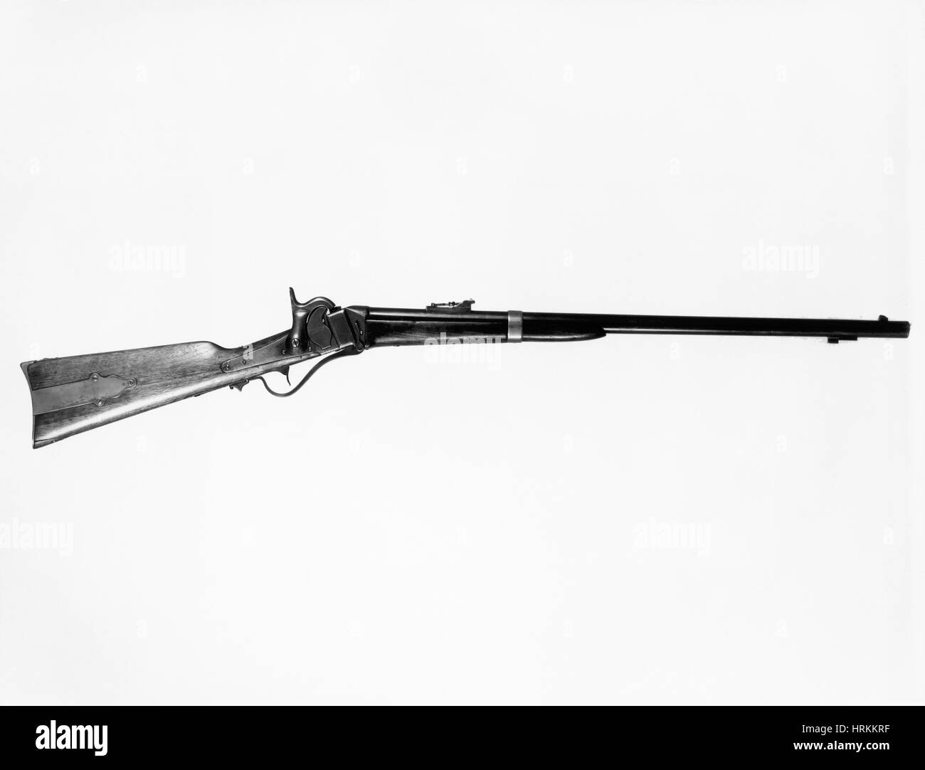 Sharps Breechloading Rifle Stock Photo