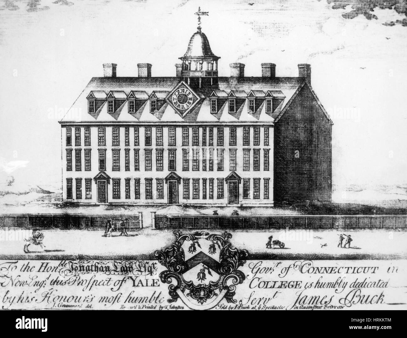 Yale college 1700's hi-res stock photography and images - Alamy