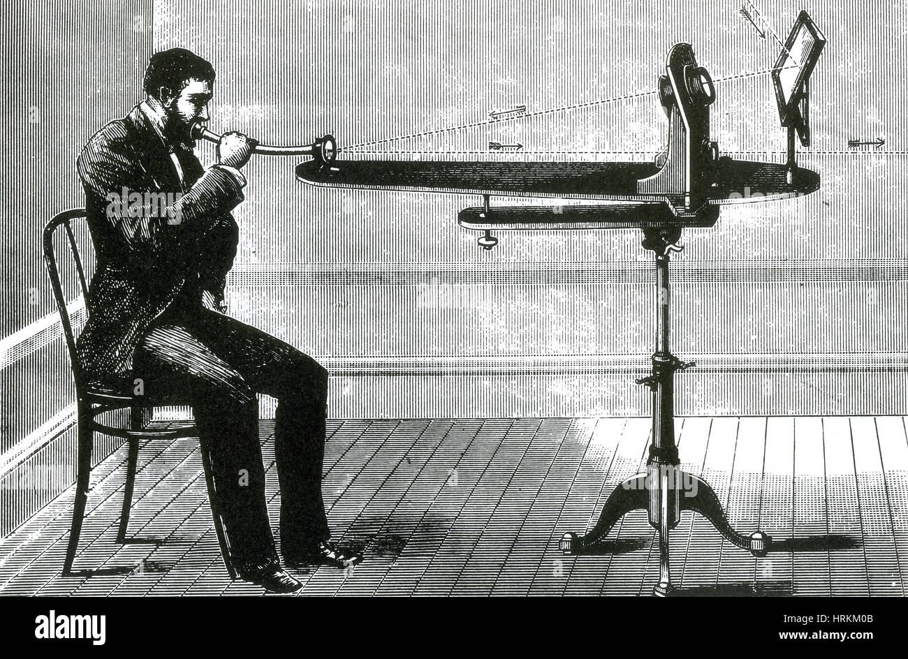 Photophone Transmitter, Bell and Tainter, 1881 Stock Photo