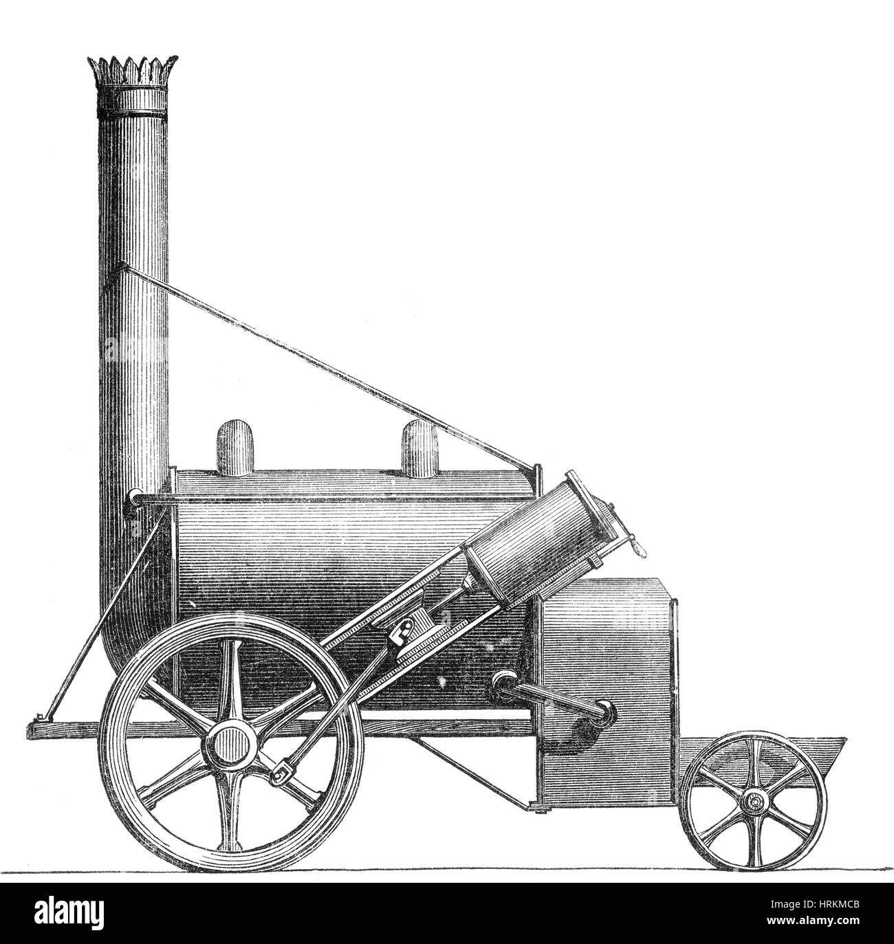 Trevithick and Vivian's "Puffing Devil", 1801 Stock Photo Alamy