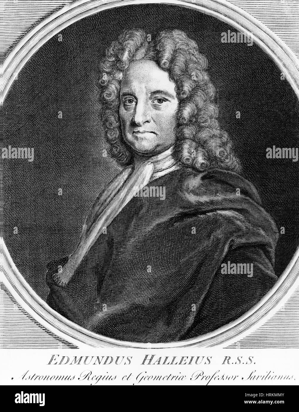 Edmond Halley, English Polymath Stock Photo