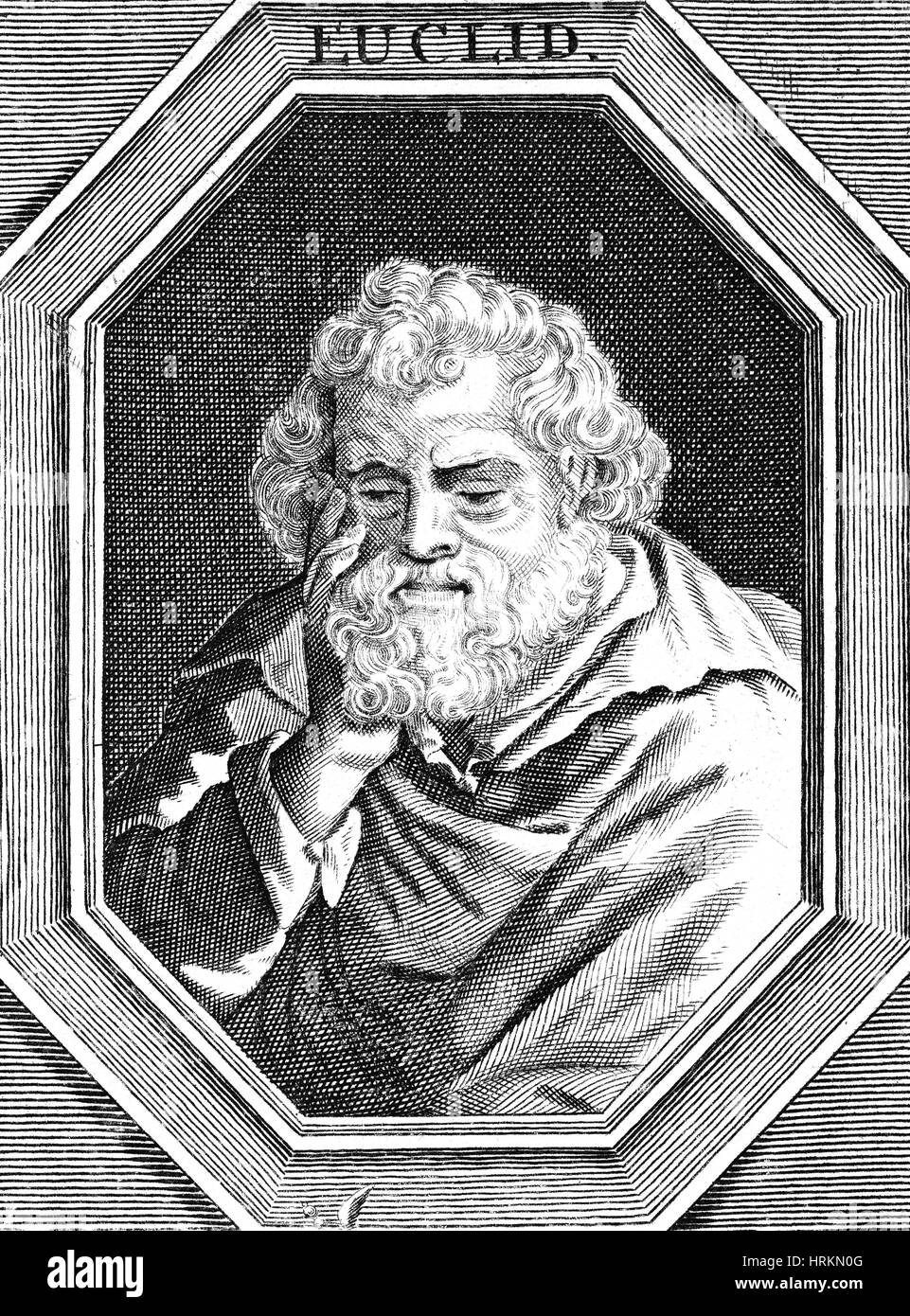 Euclid, Ancient Greek Mathematician Stock Photo