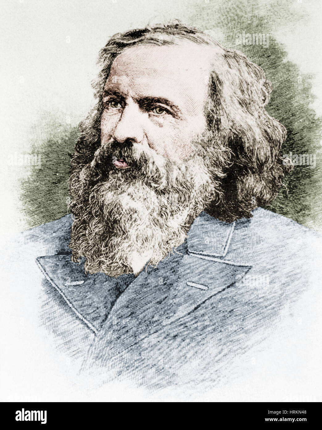 Dmitri Mendeleev, Russian Chemist Stock Photo