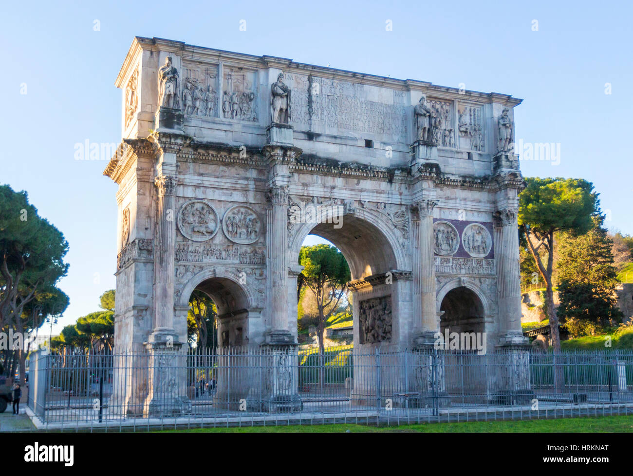 The Arch of Constantine, Rome, Italy. Stock Photo