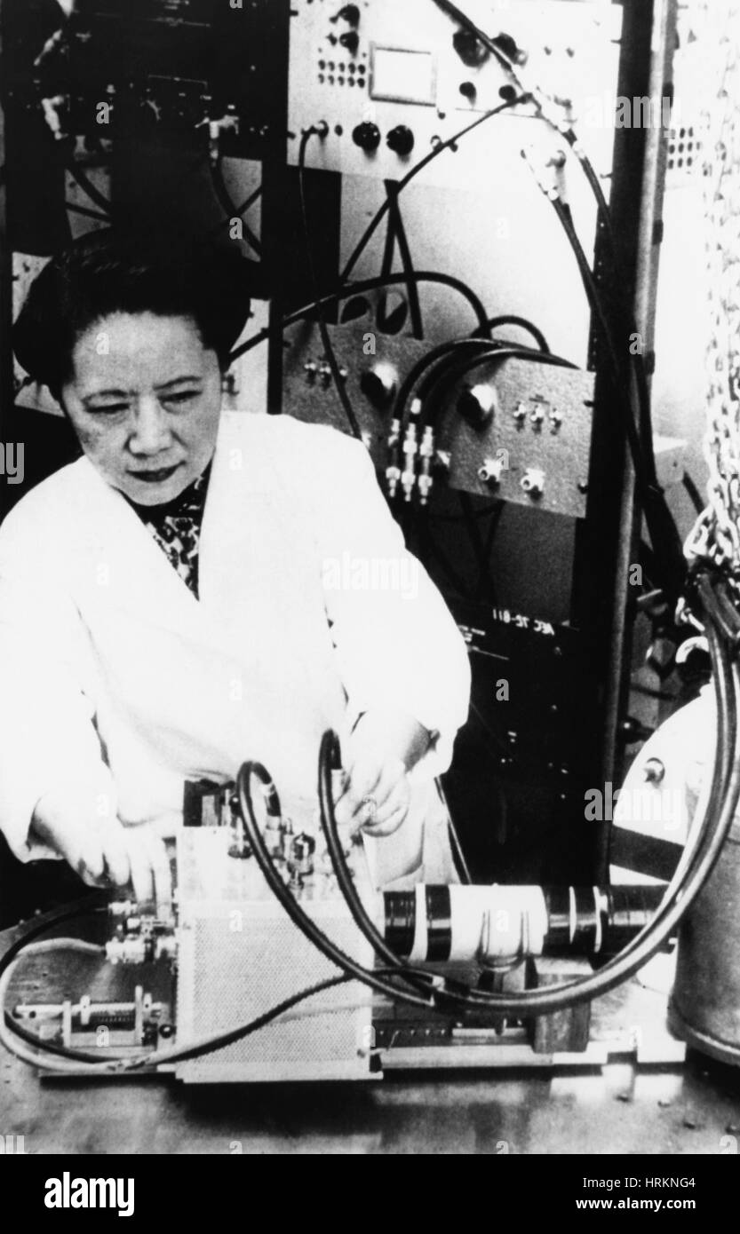 Chien-Shiung Wu, Chinese-American Physicist Stock Photo