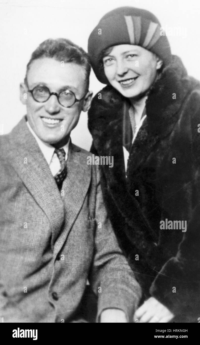Joseph Mayer and Maria Goeppert-Mayer, 1930 Stock Photo