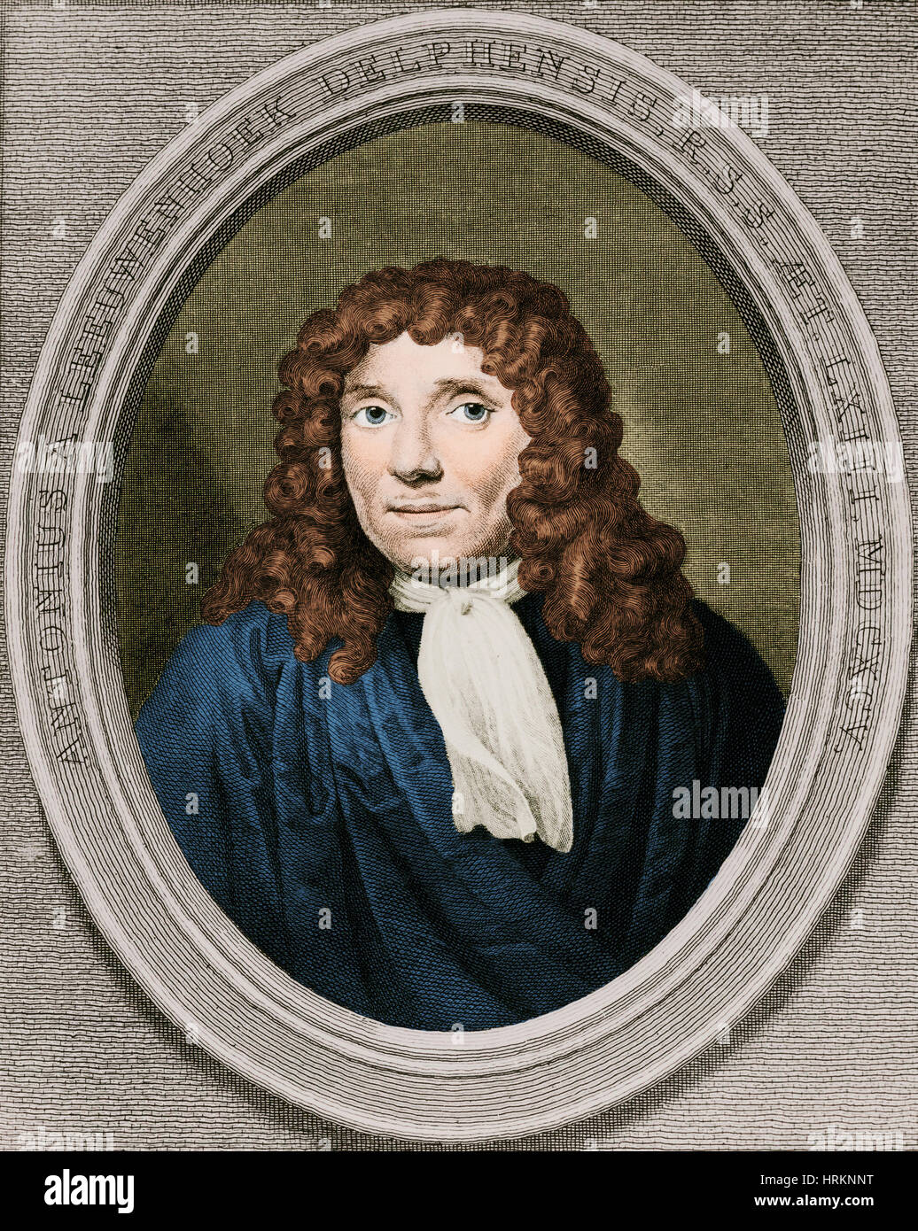 Anton Van Leeuwenhoek, Dutch Microbiologist Stock Photo