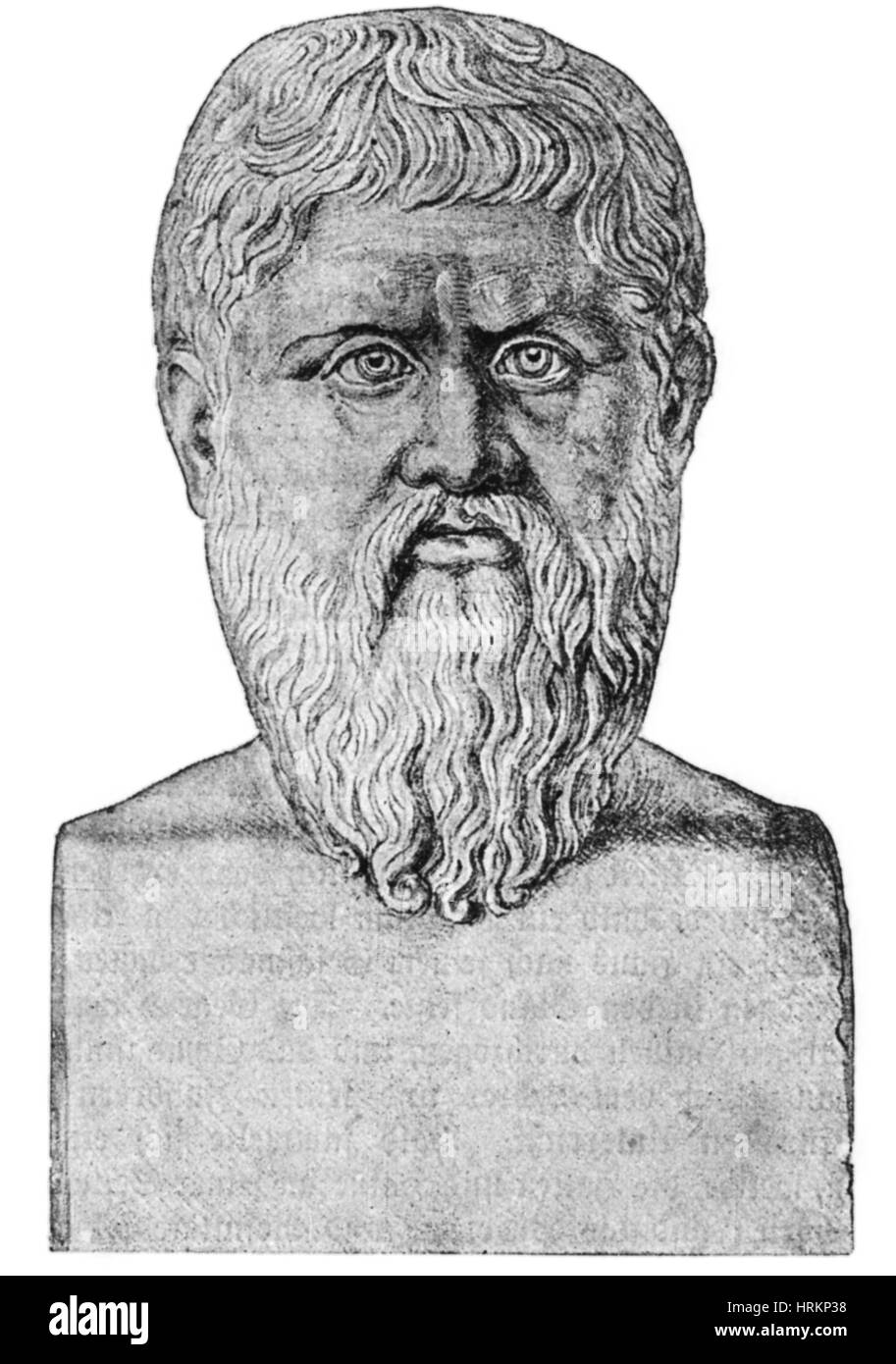 Plato, Ancient Greek Philosopher Stock Photo