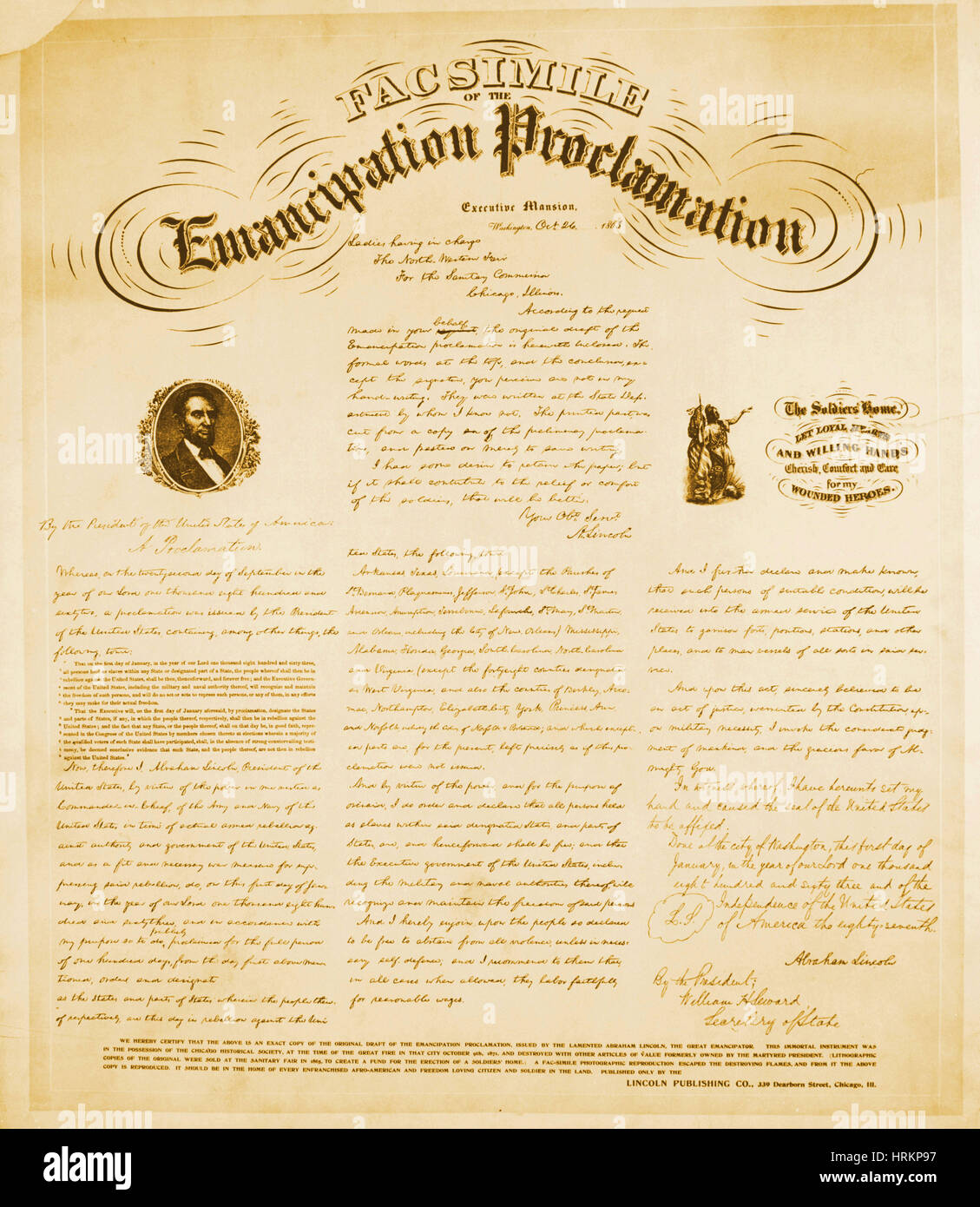 Emancipation proclamation document hires stock photography and images