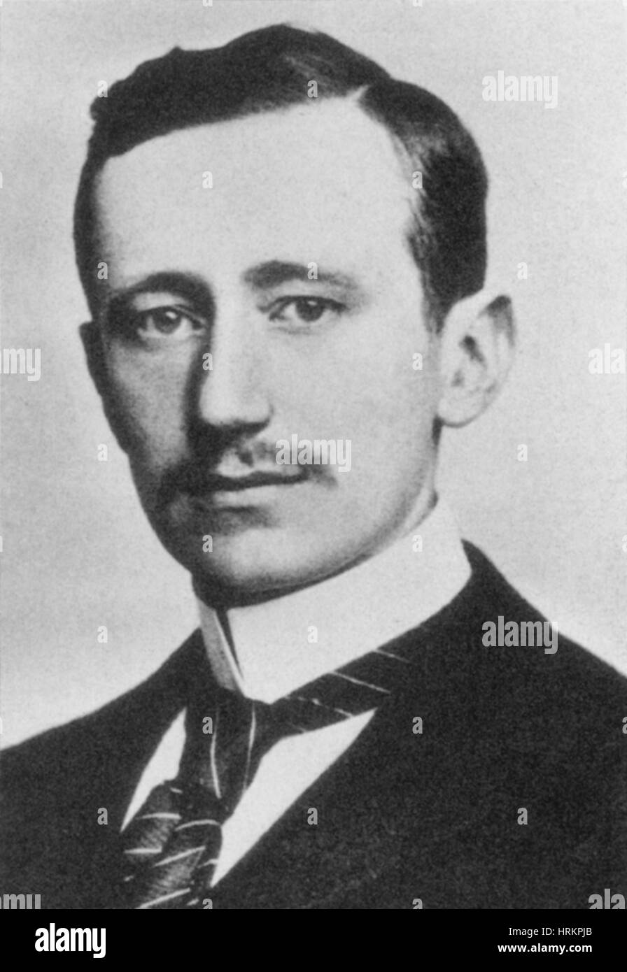 Guglielmo Marconi, Italian Inventor Stock Photo - Alamy