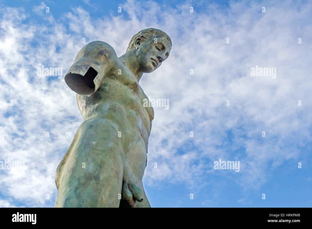 A Sculpture On Display In Pompeii Italy By Igor Mitoraj Stock Photo Alamy