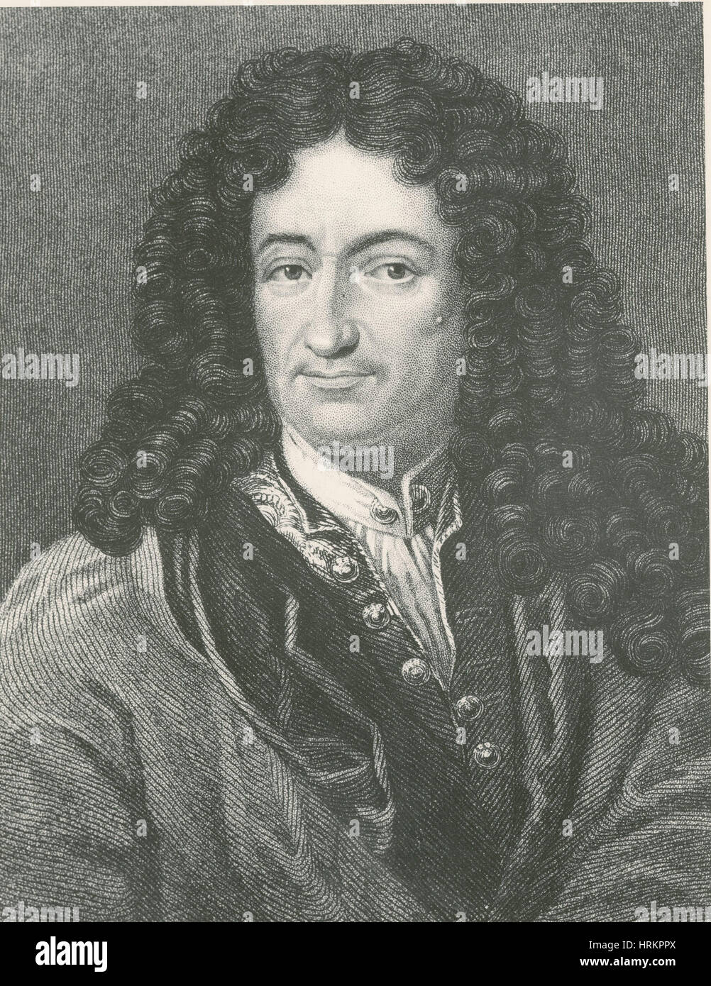 Gottfried Wilhelm Leibniz, German Mathematician Stock Photo
