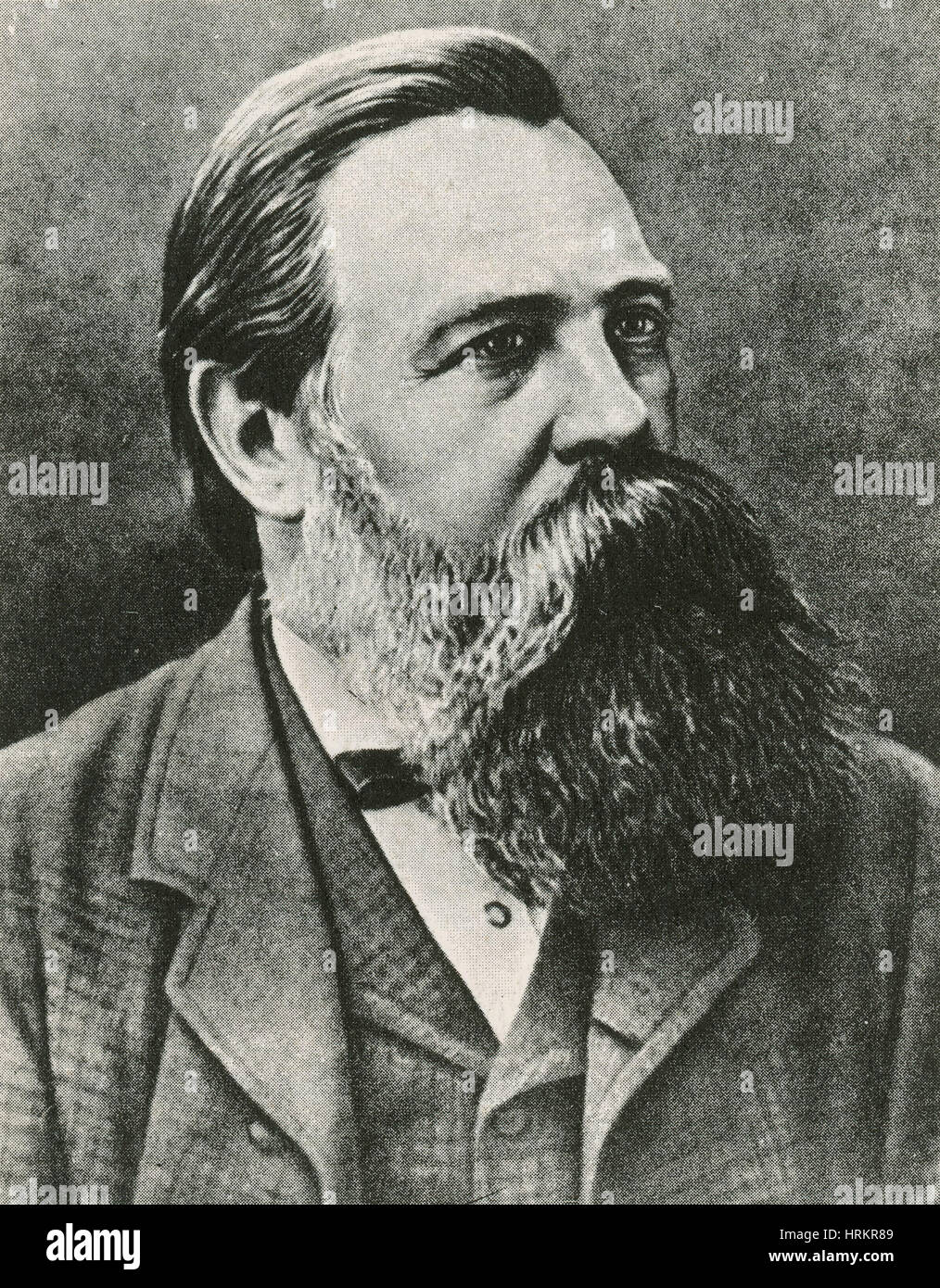 Friedrich Engels, German Philosopher Stock Photo