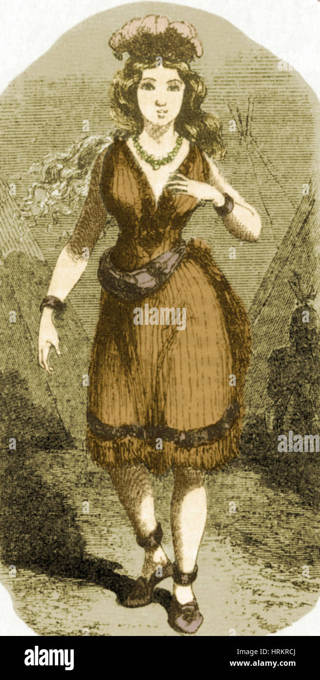 Virginia Dare, First American Settler Baby Stock Photo Alamy