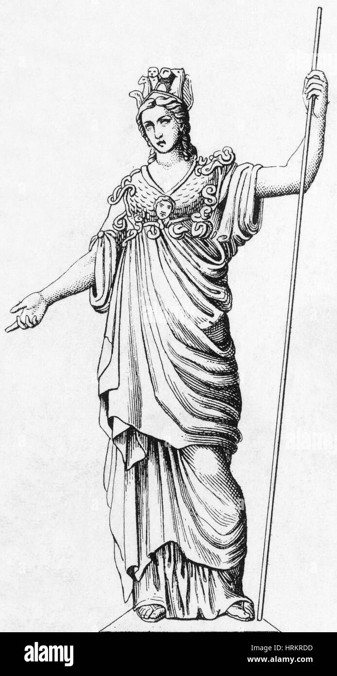 Pallas, Greek goddess Stock Photo: 135045161 - Alamy