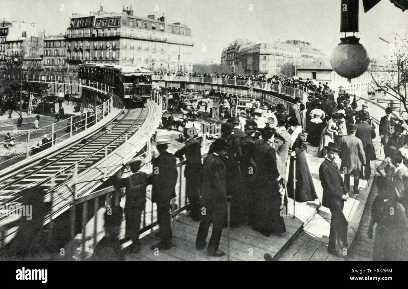 Paris Expo, 1900 Stock Photo