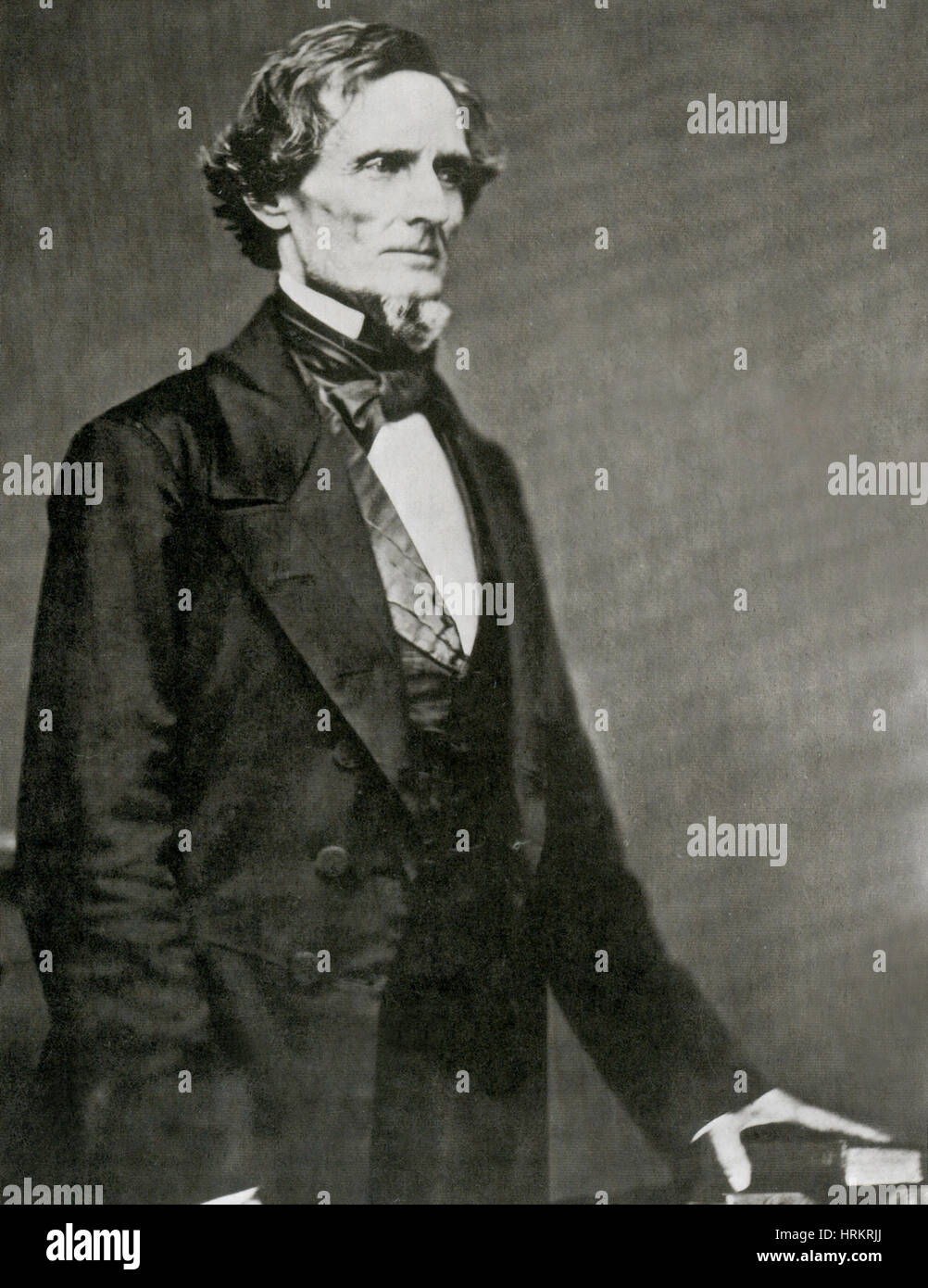 Jefferson Davis, President of the Confederacy Stock Photo