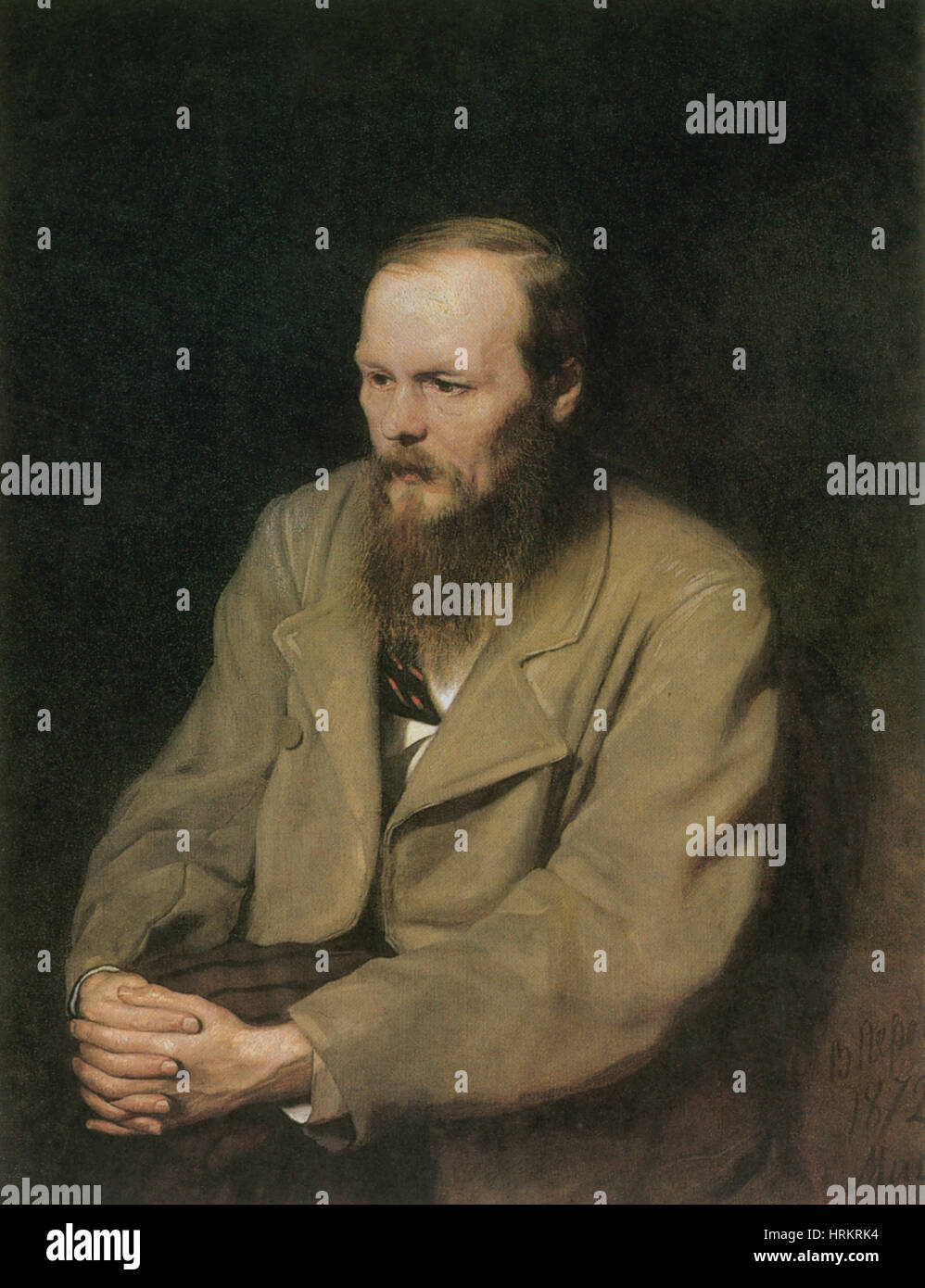 Fyodor Dostoyevsky, Russian Author Stock Photo
