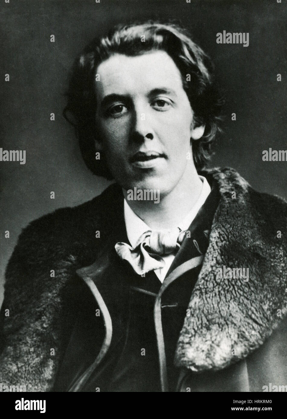 Oscar Wilde, Irish Author Stock Photo