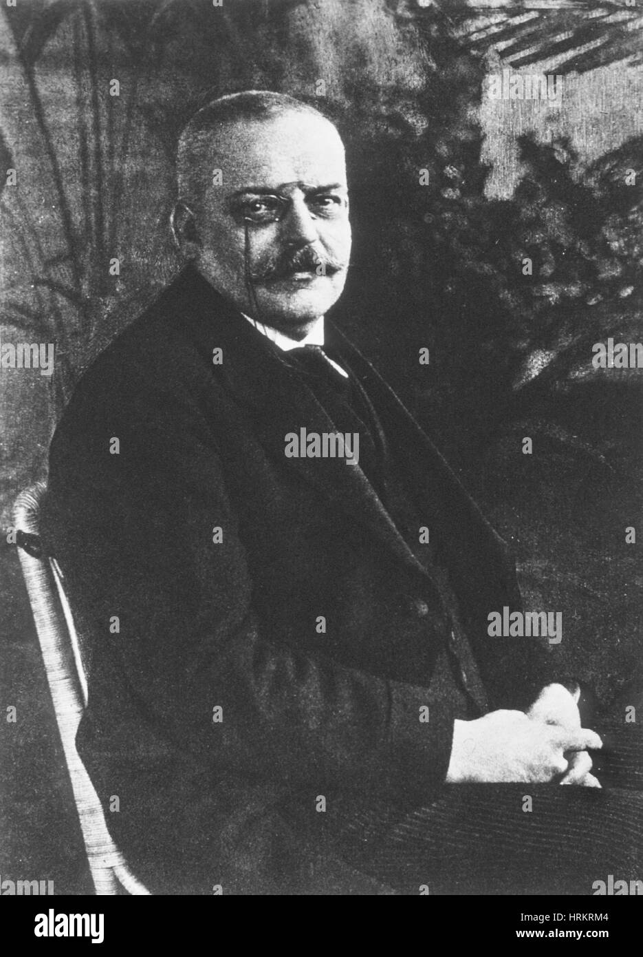 Alois Alzheimer, German Neuropathologist Stock Photo