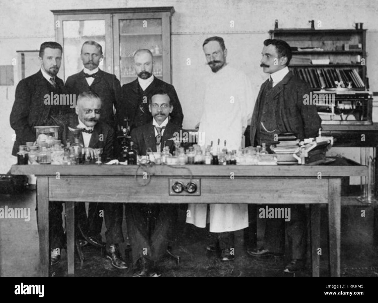 Alois Alzheimer and Coworkers Stock Photo