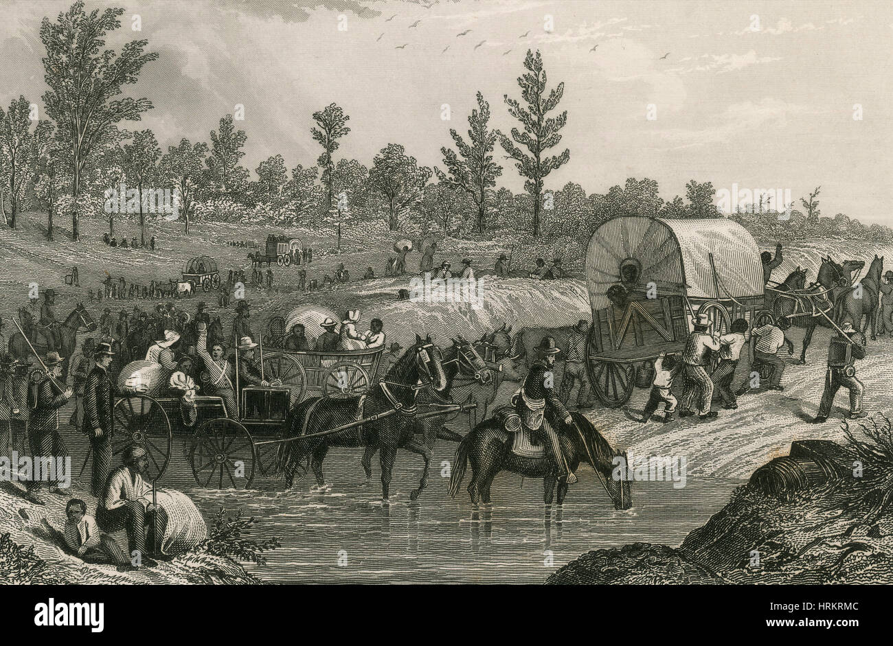 Sherman's March to the Sea, 1864 Stock Photo