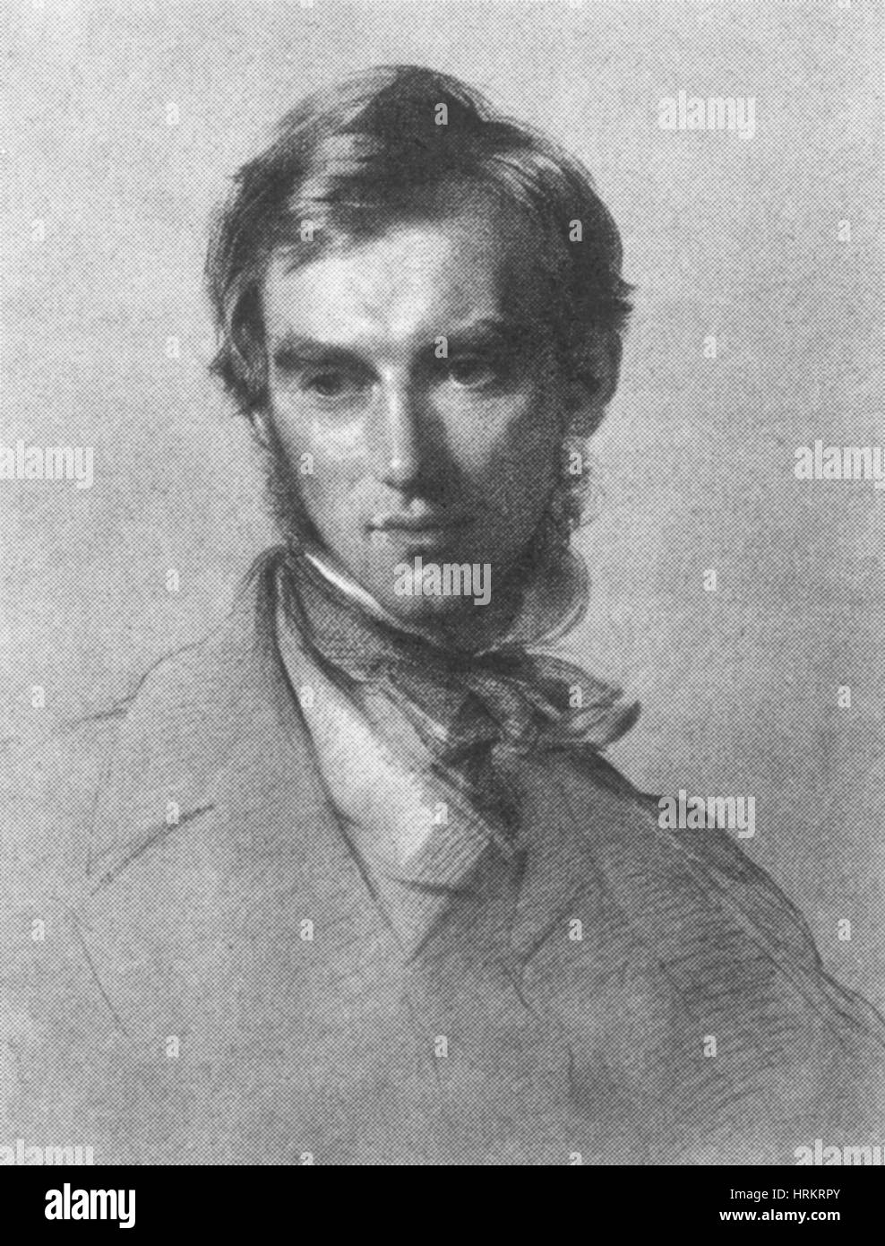 Joseph Dalton Hooker, English Botanist, 1855 Stock Photo