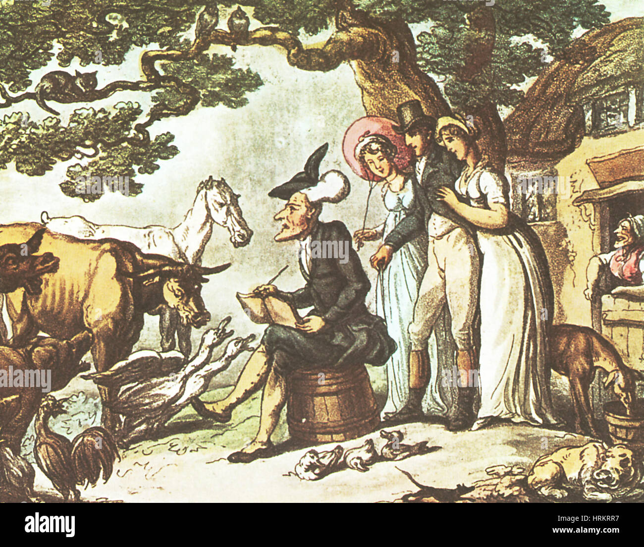 The Tour of Doctor Syntax in Search of the Picturesque, 1809 Stock Photo