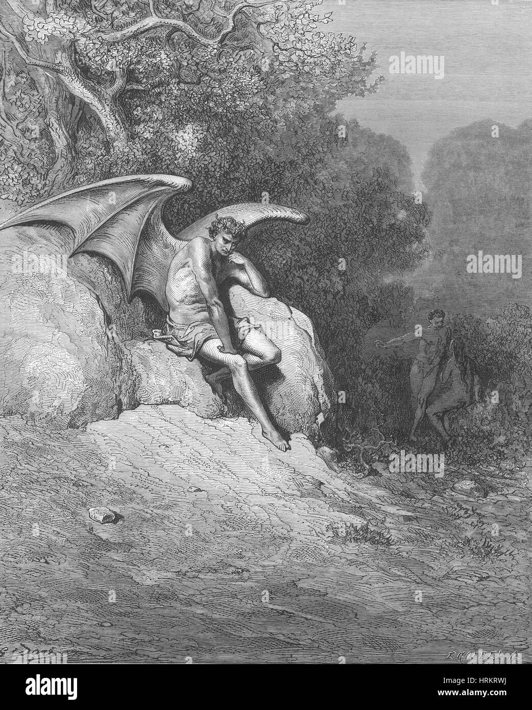 Gustave dore lucifer hi-res stock photography and images - Alamy