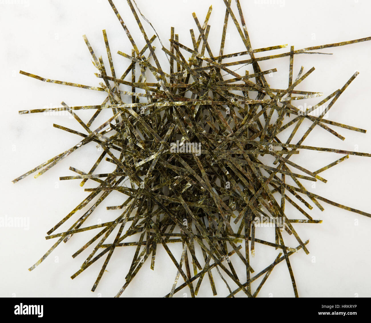 shredded nori seaweed Stock Photo