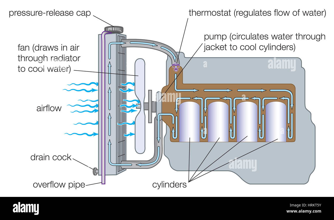 Cooling system 2024 in automobile