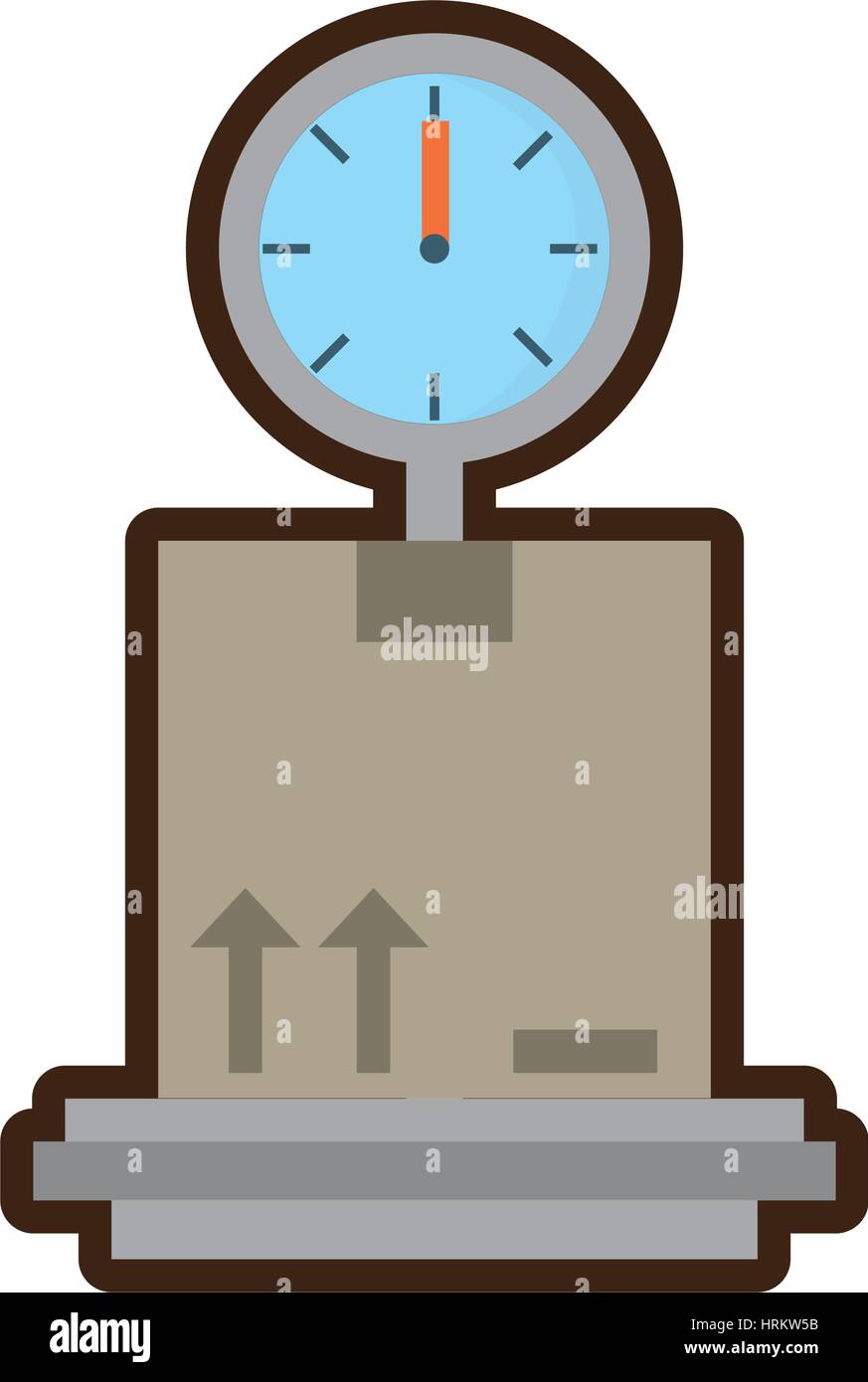 delivery weight scale boxes Stock Vector Image & Art Alamy