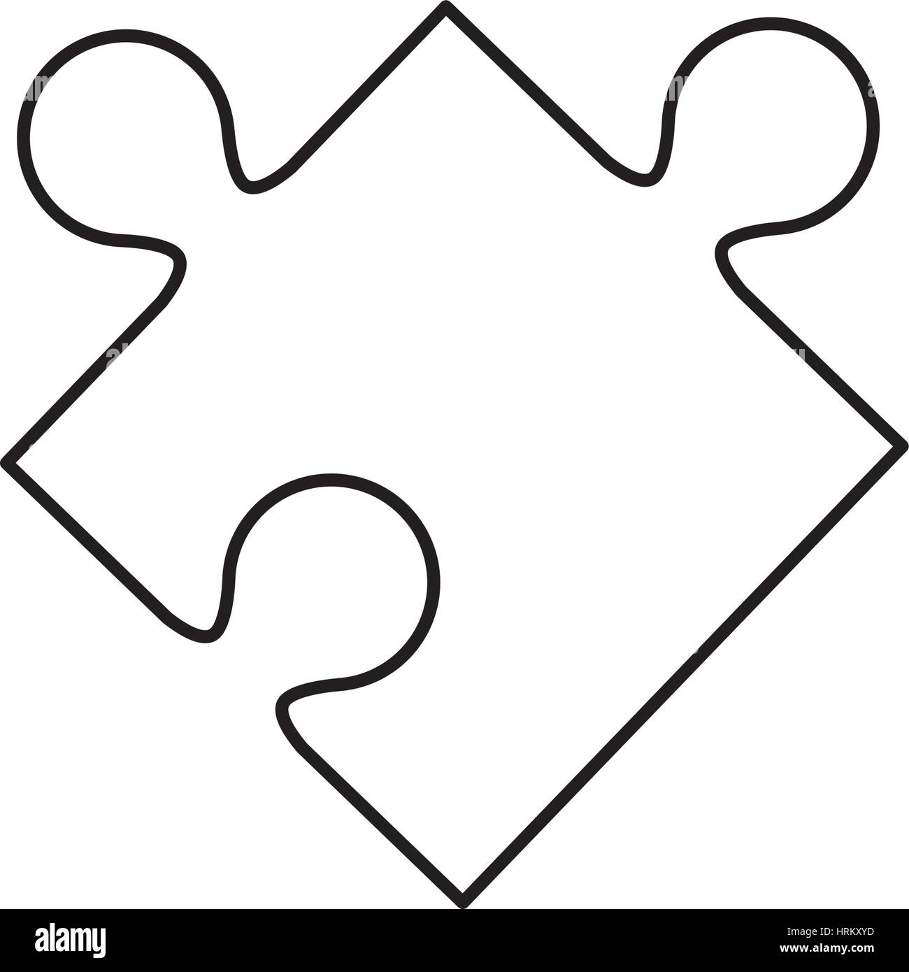Puzzle piece symbol Stock Vector Image & Art Alamy