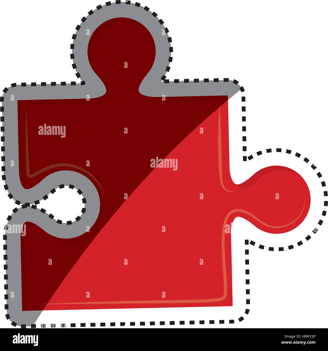 Puzzle piece symbol Stock Vector Image & Art Alamy