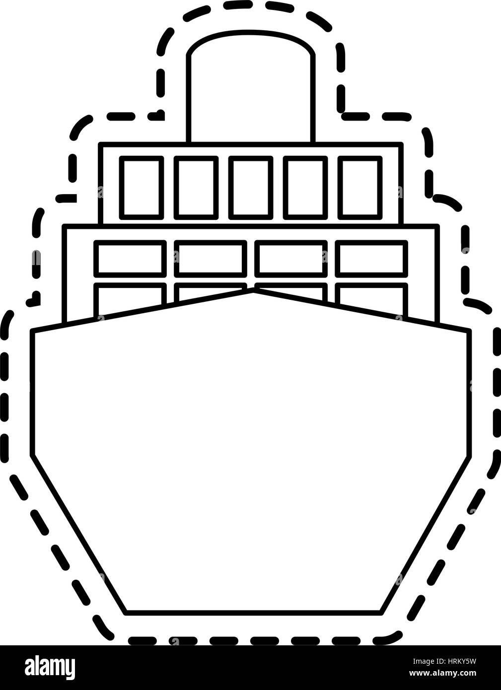 ship frontview icon image Stock Vector Image & Art - Alamy