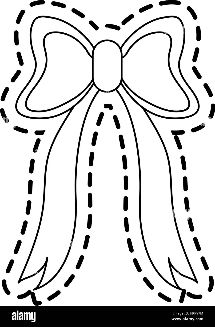 ribbon bow icon image Stock Vector Image & Art - Alamy