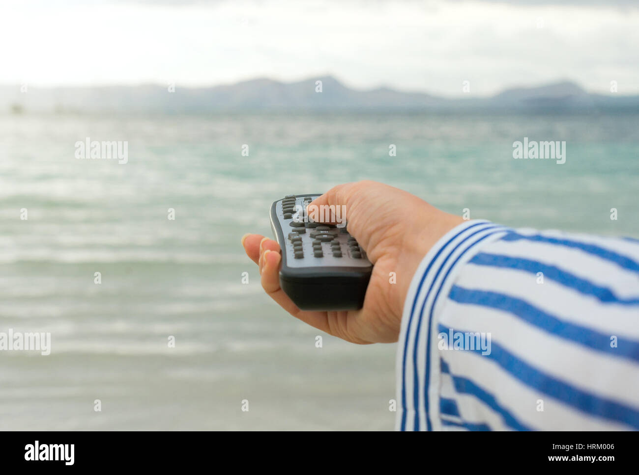 Magic remote control. Image that you can choose anything you want, for ...